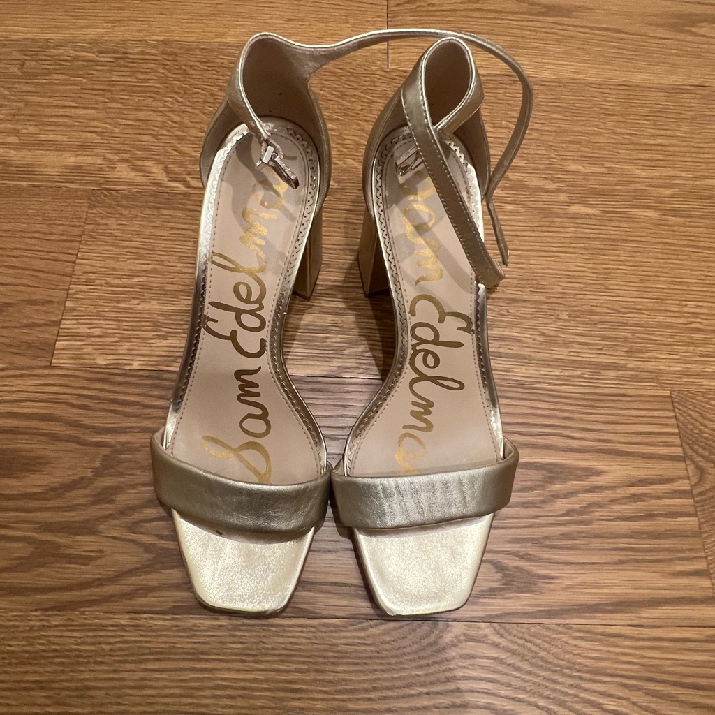 Sam Edelman Gold Sandals - Good Condition!